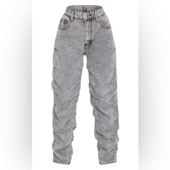 New Pretty Little Things Women's Gray Jeans - Picture 2 of 16